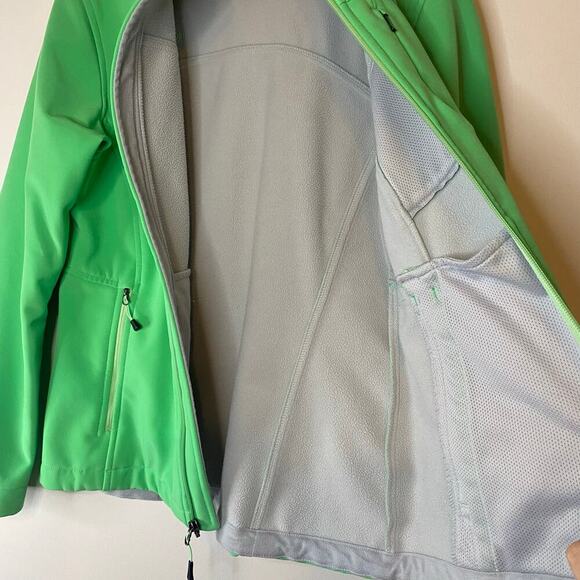 The North Face Womens L Apex Bionic Softshell Hiking Jacket Surreal Green Medium - Picture 9 of 16